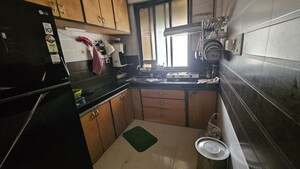 Kitchen in 1 BHK Apartment at Fam CHS, Kopar Khairane – for Rent