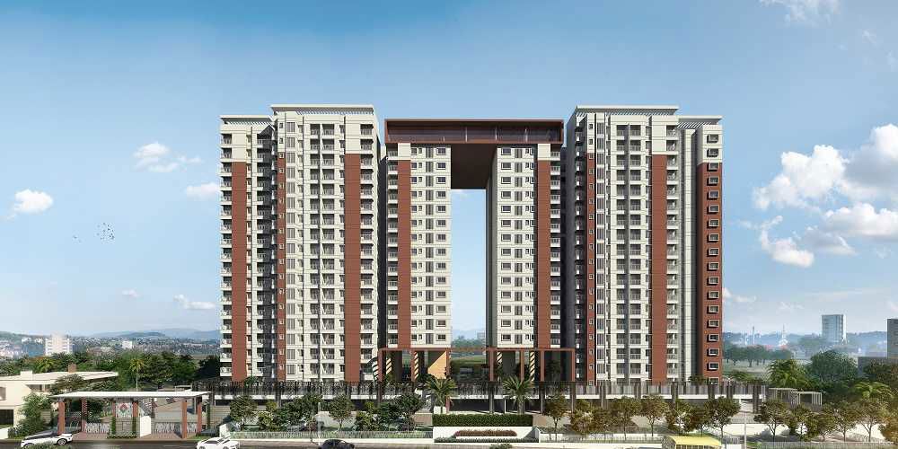 2 BHK + Basement 1300 Sq.Ft. Apartment in Vajram Newtown