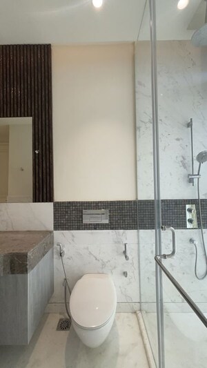Bathroom in Studio Apartment at Bhartiya City Leela Residences, Thanisandra Main Road – for Sale