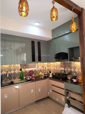 Kitchen in 3 BHK Builder Floor at Signature Global Park, Sohna Sector 36 – for Rent