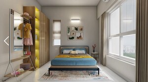 Bedroom in 2 BHK Apartment at Godrej Hill Retreat, Mahalunge – for Sale