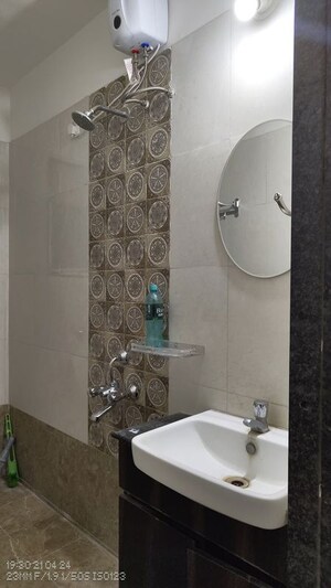Bathroom in 2 BHK Apartment at Archana Kohinoor Glory, Mohammadwadi – for Rent