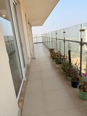 Balcony in 4 BHK Apartment at Mahindra Luminare, Sector 59 – for Rent