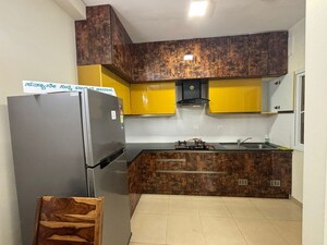 Kitchen in 3 BHK Apartment at Goyal and Co Orchid Greens, Kannur – for Rent