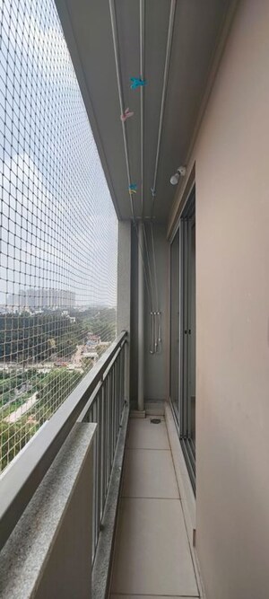 Balcony in 3 BHK Apartment at Goyal and Co Orchid Greens, Kannur – for Rent