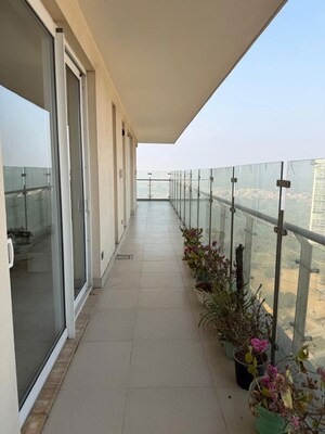 Balcony in 3 BHK Apartment at Mahindra Luminare, Sector 59 – for Rent