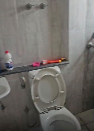 Bathroom in 2 BHK Apartment at LandCraft River Heights, Raj Nagar Extension – for Rent