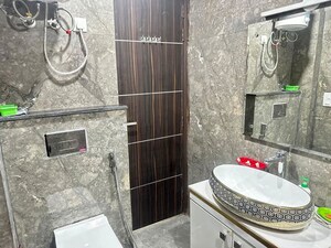 Bathroom in 4 BHK Builder Floor at Ansal Executive Residency, Sushant Lok ii – for Sale