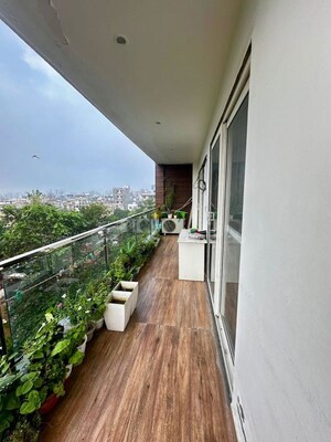 Balcony in 4 BHK Builder Floor at Ansal Executive Residency, Sushant Lok ii – for Sale
