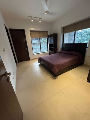 Living Room in 3 BHK Apartment at High Tide Apartment, Juhu – for Rent