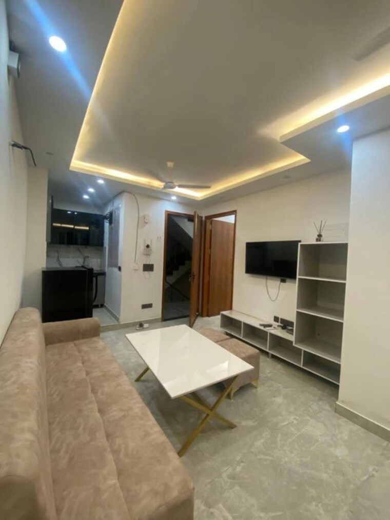 Living Room, saket 1 Bedroom 650 Sq.Ft. Apartment In Saket Delhi 10375420