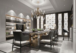 Dining area in 3 BHK Apartment at MICL Aaradhya Avaan, Tardeo – for Sale