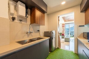 Kitchen in 3 BHK Builder Floor at Cliffton Valley, Panthaghati – for Sale