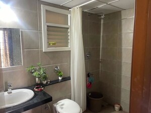 Bathroom in 3 BHK Apartment at Puravankara Purva Westend Fresco, Kudlu Gate – for Rent