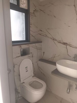 Bathroom in 1 BHK Apartment at Malad West – for Rent