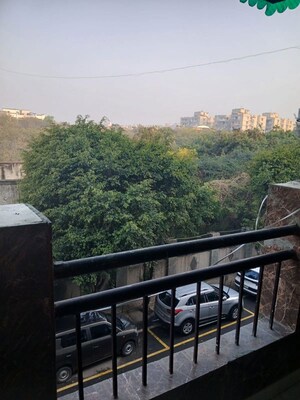 Balcony in 1 BHK Apartment at Sarv Priya Mahajan CGHS, Sector 14 Dwarka – for Rent