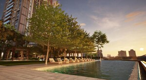 Swimming Pool in 4 BHK Apartment at Runwal Raaya, Worli – for Sale