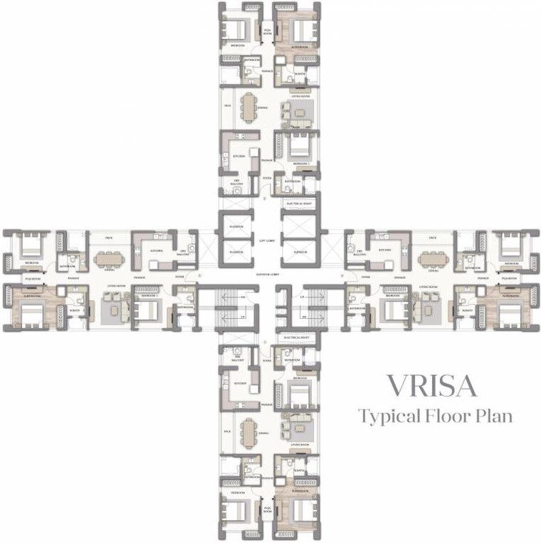 Master Plan, piramal-vaikunth-cluster-4 1 Bedroom 387 Sq.Ft. Apartment In Balkum Pada Thane 10375480