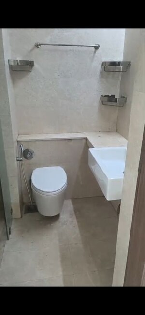 Attached Bathroom in 2 BHK Apartment at Sheth Auris Serenity Tower 1, Malad West – for Rent