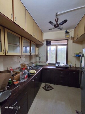 Kitchen in 1 BHK Apartment at Ajmera Bhakti Park, Bhakti Park – for Rent