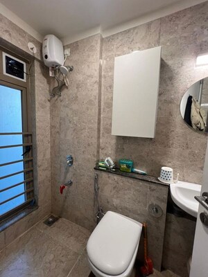 Bathroom in 2.5 BHK Apartment at Sheth Vasant Oasis, Andheri East – for Rent