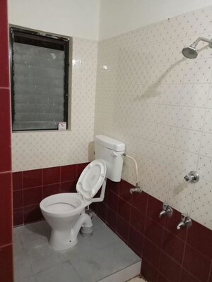 Bathroom in 1 BHK Apartment at Jagrut CHS, Gokhalenagar – for Rent