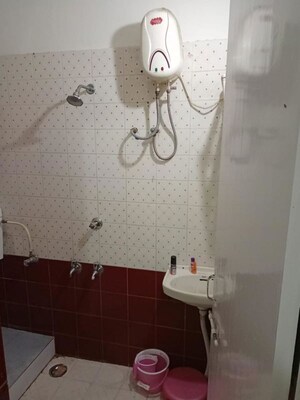 Bathroom in 1 BHK Apartment at Jagrut CHS, Gokhalenagar – for Rent
