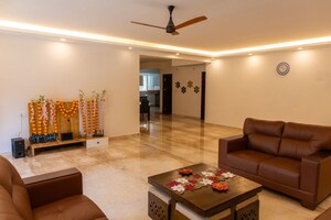 Living Room in 4 BHK Apartment at Esteem Kings Court, Jp Nagar – for Sale