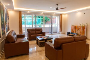 Living Room in 4 BHK Apartment at Esteem Kings Court, Jp Nagar – for Sale