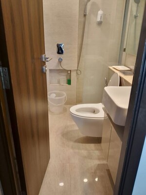 Bathroom in 2 BHK Apartment at Hiranandani Regent Hill, Powai – for Rent