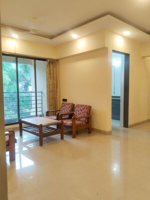 Living Room in 2 BHK Apartment at Kamdhenu Pride, Kharghar – for Rent