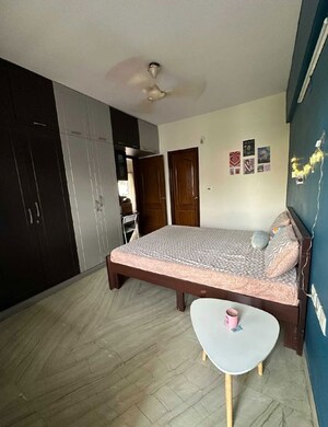 Bedroom in 3 BHK Apartment at Majestic Residency, Btm Layout – for Rent