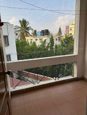 Balcony in 3 BHK Apartment at Majestic Residency, Btm Layout – for Rent