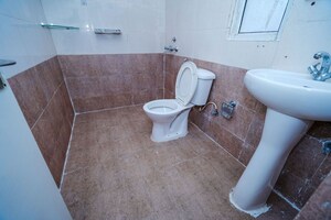Bathroom in 2.5 BHK Apartment at Amrapali Zodiac, Sector 120 – for Rent