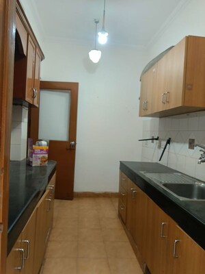 Kitchen in 3 BHK Builder Floor at Unitech Singleton Floors South City, Sector 50 – for Rent