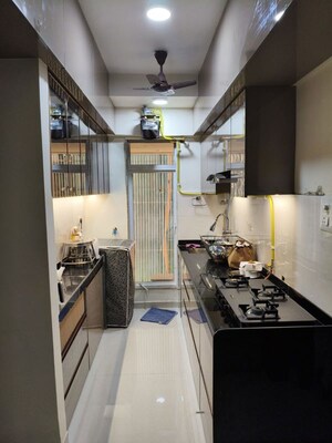 Kitchen in 1 BHK Apartment at Sushanku Avenue 36, Goregaon West – for Rent
