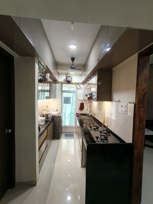 Kitchen in 1 BHK Apartment at Sushanku Avenue 36, Goregaon West – for Rent