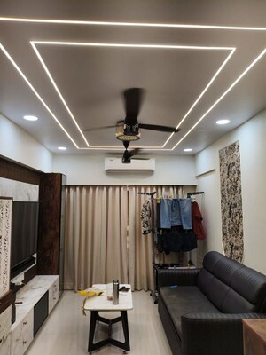 Living Room in 1 BHK Apartment at Sushanku Avenue 36, Goregaon West – for Rent