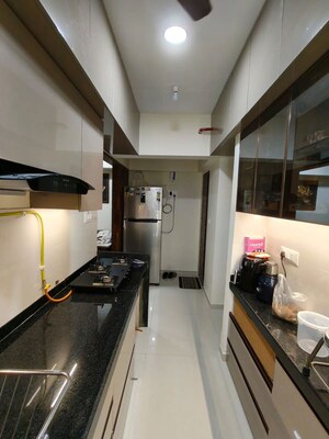 Kitchen in 1 BHK Apartment at Sushanku Avenue 36, Goregaon West – for Rent