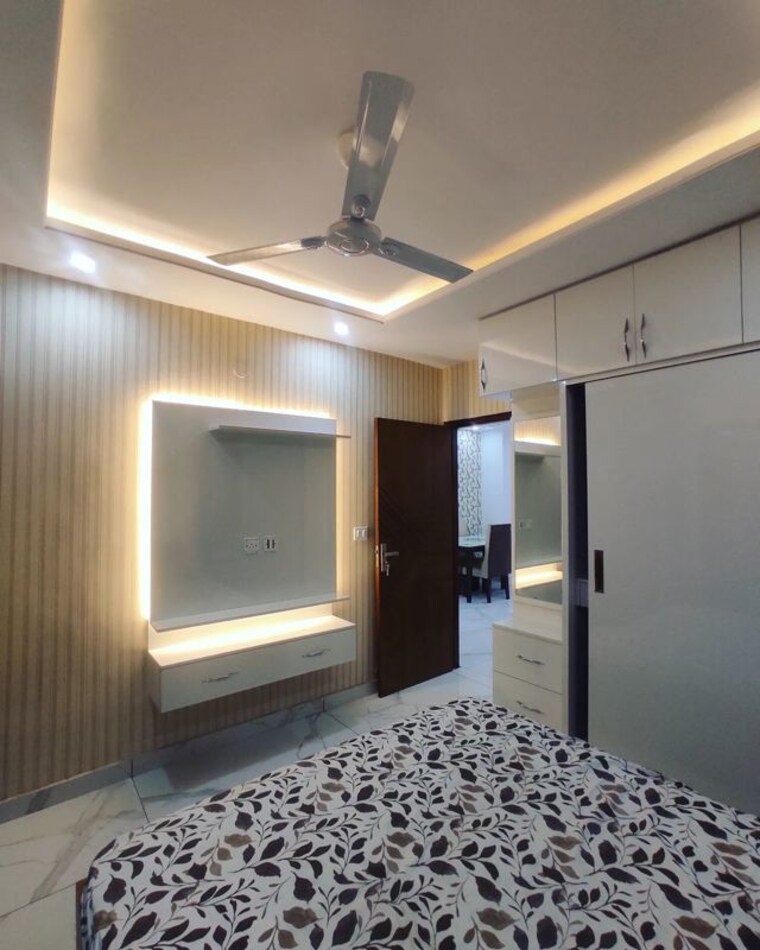 Bedroom, devbhoomi-elite-homez 3 Bedroom 1600 Sq.Ft. Apartment In Patiala Road Zirakpur 10375661