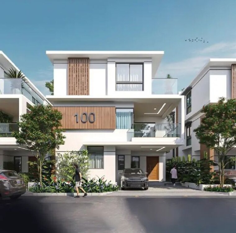 Exterior View, radhey-raaga 4 Bedroom 3756 Sq.Ft. Villa In Kollur Hyderabad 10375705