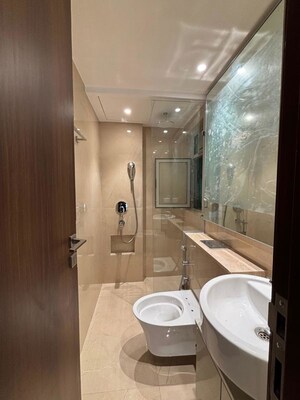 Bathroom in 2 BHK Apartment at Hiranandani Highland, Powai – for Rent