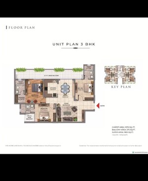 Washroom in 4 BHK Villa at Prosper Epic Homes, Sector 89 – for Sale