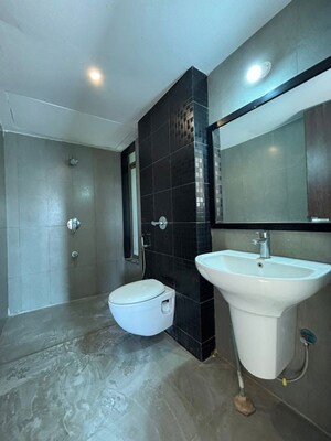 Bathroom in 2 BHK Apartment at Lodha Splendora, Ghodbunder Road – for Rent