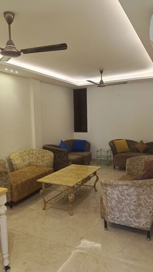 Living Room in 3 BHK Builder Floor at New Rajinder Nagar – for Rent