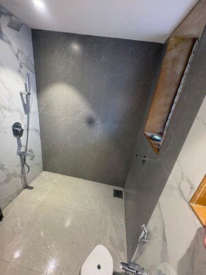 Bathroom in 3.5 BHK Apartment at Belfer Apartment, Bandra West – for Rent