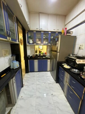 Kitchen in 3.5 BHK Apartment at Belfer Apartment, Bandra West – for Rent
