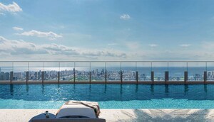 Swimming Pool in 3 BHK Apartment at Godrej Trilogy, Worli – for Sale
