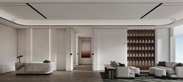 Living Room, godrej-trilogy 3 Bedroom 1580 Sq.Ft. Apartment In Worli Mumbai 10375506