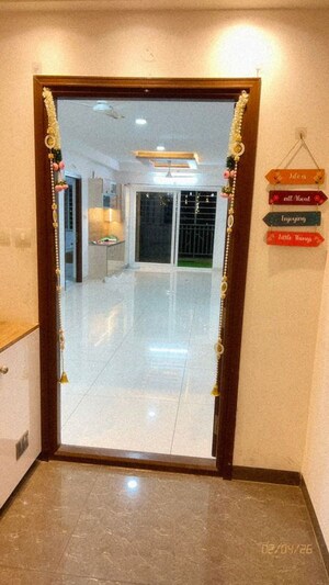 Building Lobby in 3 BHK Apartment at Aparna Serene Park, Kondapur – for Rent